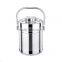 Guangzhou Manufacture Supplier OEM Insulated ice bucket stainless steel ice bucket with Lid