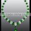 COOL! Fine Cut Emerald/peridot Drop Crystal Jewelry for Women/bridal