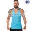 Soft cotton custom gym singlet tank top for men custom gym singlet plain tank top