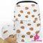 CT-85 Lovebaby Yiwu Wholesale Triple Baby Product Custom Printed Cartoon Pattern Suit Mother Feeding Newborn Car Cover