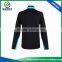 OEM service high quality contrast color 1/4 zipper black color anti-UV gym hoodie / pullover windbreaker