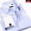 100%Cotton High Quality Men Wedding Dress Business Slim Fit Shirts For Men Long Sleeve