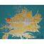 Environment protective textile printing material, gold powder pulp