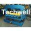 Color Steel Glazed Tile Roll Forming Equipment , 5.5 Kw Main Motor Power Roll Former Machine