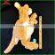 plush mommy kangaroo & baby joey hand puppets stuffed animals toy