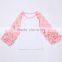 Popular baby long sleeve polka dots patterns children boutique clothing ruffle raglan