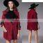 B40994A 2017 new fashion women turn-down collar suede coat
