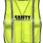 Security mesh vest with hi vis strips logo can be customized