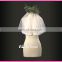 A06 Wholesale Simple Venice Lace Trim Cheap Price One Layer Short Wedding Veil for Bride