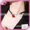 South Korean jewelry square drill collar female black gems Harajuku clavicle chain sweater chain necklace