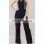 Black Polyester Jumpsuit for women
