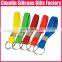 custom cheap silicone rubber keychains