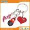Custom soft enamel metal keychain,horse shaped key chain