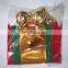 Christmas bunting flag Wave Flag with Bell and Ball 3 Layers Banner Merry Christmas Decor Ceiling Light Ornament