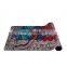 Eco friendly suede natural rubber customized printing yoga mat