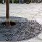 pattern twiggy round Corten Steel Tree Grate