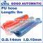 GOGO ATC Length 9m outside diameter 14mm inside diameter 10mm PU14x10 flexible pu air hose pu vacuum tube