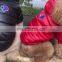 Warm Pet dog Cat coat puppy black red hooded cotton clothes apparel