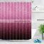i@home Red digital printing polyester waterproof bathroom glitter shower curtain