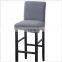 Wholesale high quality velvet for dining room stretch christmas chair cover