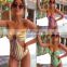 Special Cute Out One Piece Swimsuit Sexy Monokini Bodysuit Striped Bath Suits
