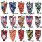 Pet Washable Triangle Plaid Pet Bandanas Adjustable Custom Dog Scarf Bandana