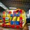 Top quality animal cartoon theme inflatable playground with balloon for kids