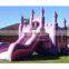inflatable purple hippo ping bouncer house bouncy castle with water slide