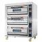 Commercial bakery equipment 3 decks 9 trays electric oven snack machines baking bread bakery oven