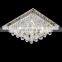 Ceiling Decoration Square Crystal Chandelier Raindrop Round Ceiling Lamp