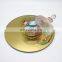 Round Mirror Candle Plate Table Centerpieces for Wedding Decoration