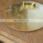 round beveled mirror candle pillar plate with customised sizes