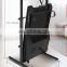 Folding thin fitness treadmill with desk adjustable and electric walking treadmill, walking dc motor for treadmill