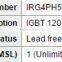 electronic market dubai IRG4PH50UDPBF IGBT 1200V 45A 200W TO247AC