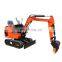 Simple to operate High productivity Crawler 0.8 ton 1 ton hydraulic small digger machine mini excavator