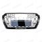 Honeycomb RS4 Front Grill 2017-2019 Car Front Grille For Audi B9 A4 S4