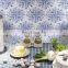 Kitchen and bathroom blue and white porcelain all hexagonal brick kitchen bathroom retro floret brick