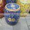 High Temperature burning Blue Glazed Chinese Ceramic Garden Stool Seat