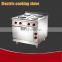 Gas four-headed stove with oven commercial hotel restaurant gas-fired oven price