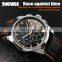 fashion SKMEI 9106 large dial men wristwatch chronograph quartz leather watch