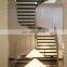 Stairs in wood with led light under each step led stair light
