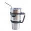 30oz Metal Coffee Mug Tumbler Double Wall Vacuum With Straw and Handle