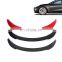 For Tesla Model 3 Carbon Fiber Spoiler Abs Glossy Black Rear Trunk Wing Performance Spoiler