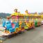 Kids train track amusement park equipment electric train toy