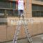 Aluminium telescopic hinge ladder 4.4m