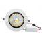 Anti Glare Black White Adjustable Aluminum Downlight Fitting 6W 12W Recessed COB Downlight
