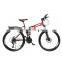 Mountain bike 27 speed double shock absorption all in one wheel folding mountain bike