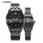 SINOBI Wedding Gift Watches S9833G Lovers Wristwatch Simple Style Couple Hand Watch OEM Pair Wristwatch