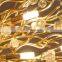 Home Decor Tree Branch Brass Luxury Chandelier Living Room Decorative Modern Crystals Gold Chandeliers Light