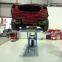 In-ground car chassis straightening machine